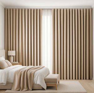 Qual a melhor cortina tecido blackout para cada cômodo? Um guia para escolher o ideal para o quarto, sala e escritório.